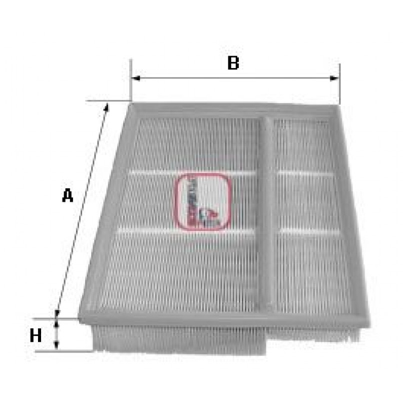 S 6720 A SOFIMA Фільтр повітря